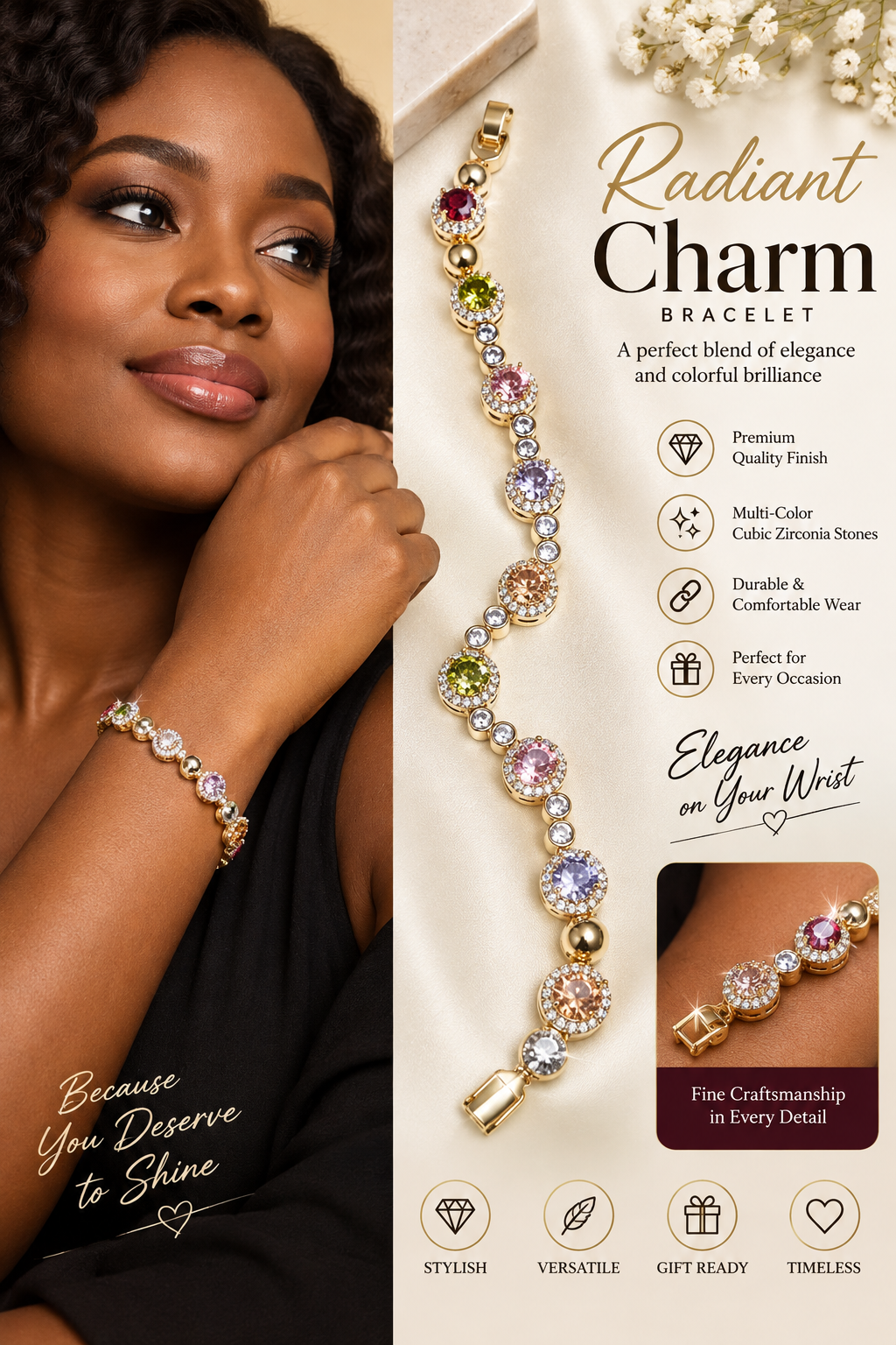 RADIANT CHARM BRACELET