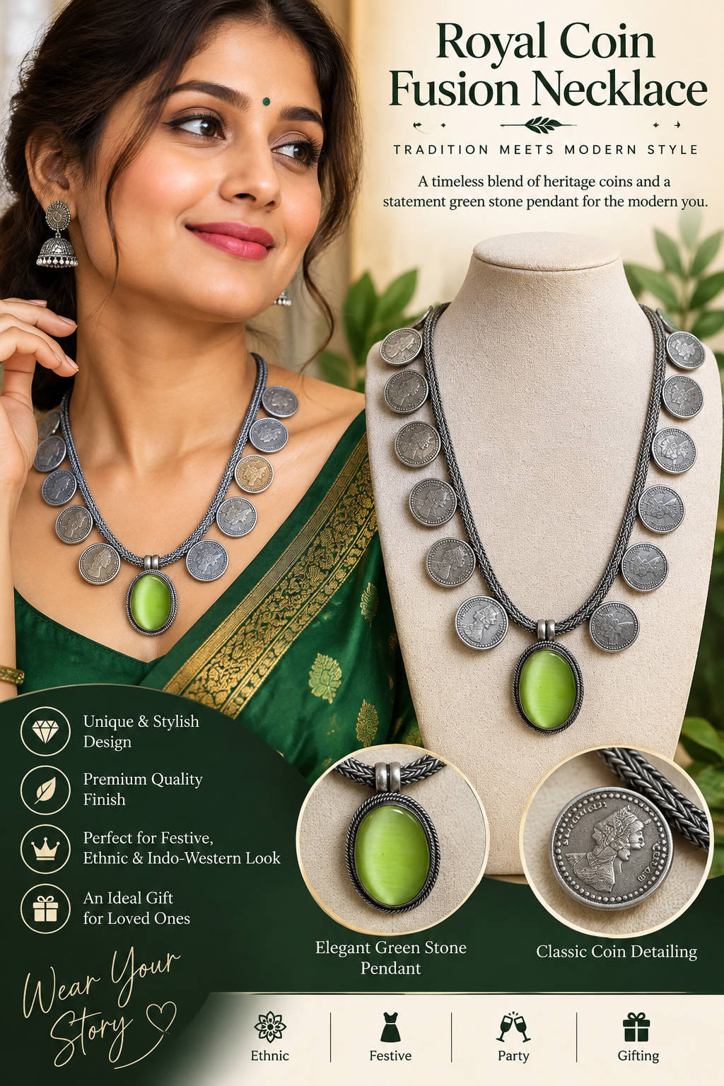 ROYAL COIN FUSION NECKLACE