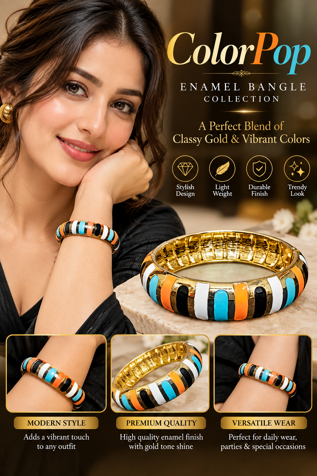 COLORPOP ENAMEL BANGLE