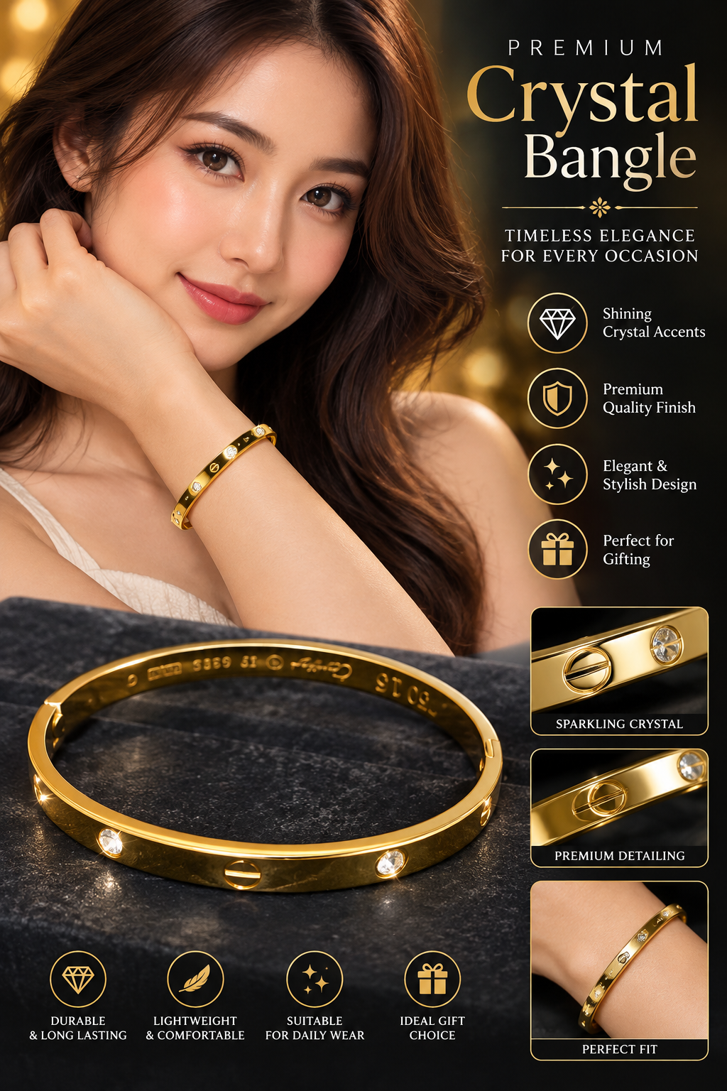 CRYSTAL BANGLE