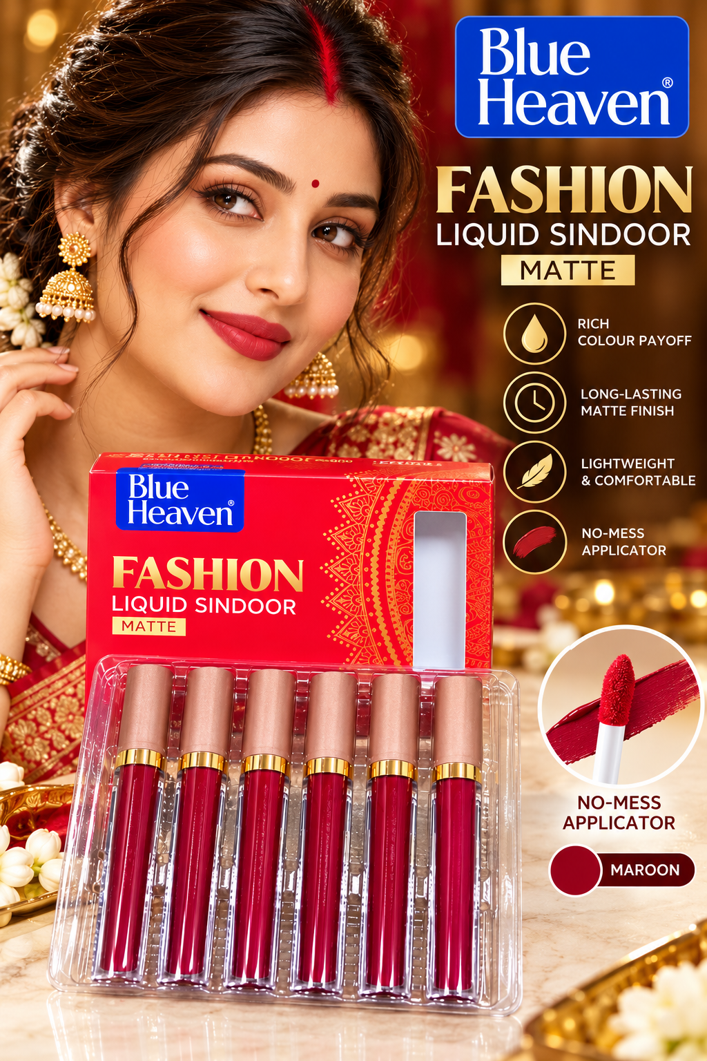 LIQUID SINDOOR MATTE MAROON 5