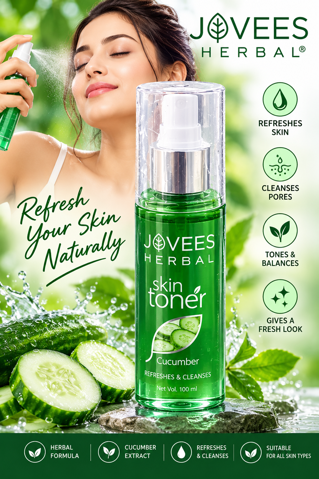 JOVEES SKIN TONER CUCUMBER