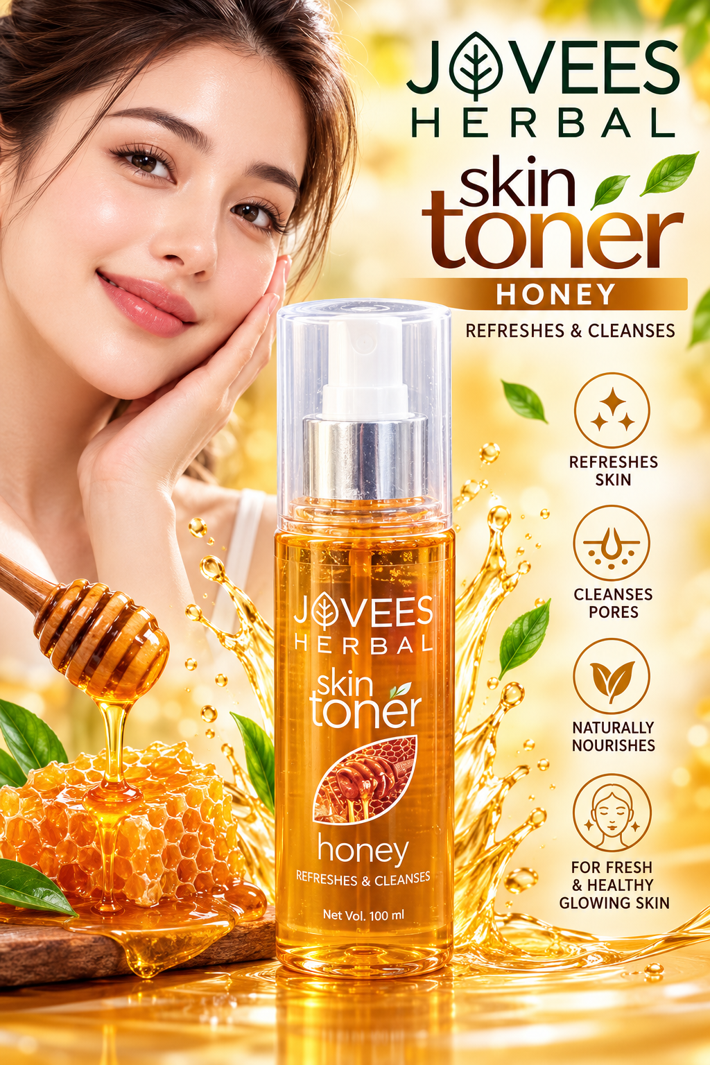 JOVEES HARBAL SKIN TONER HONEY