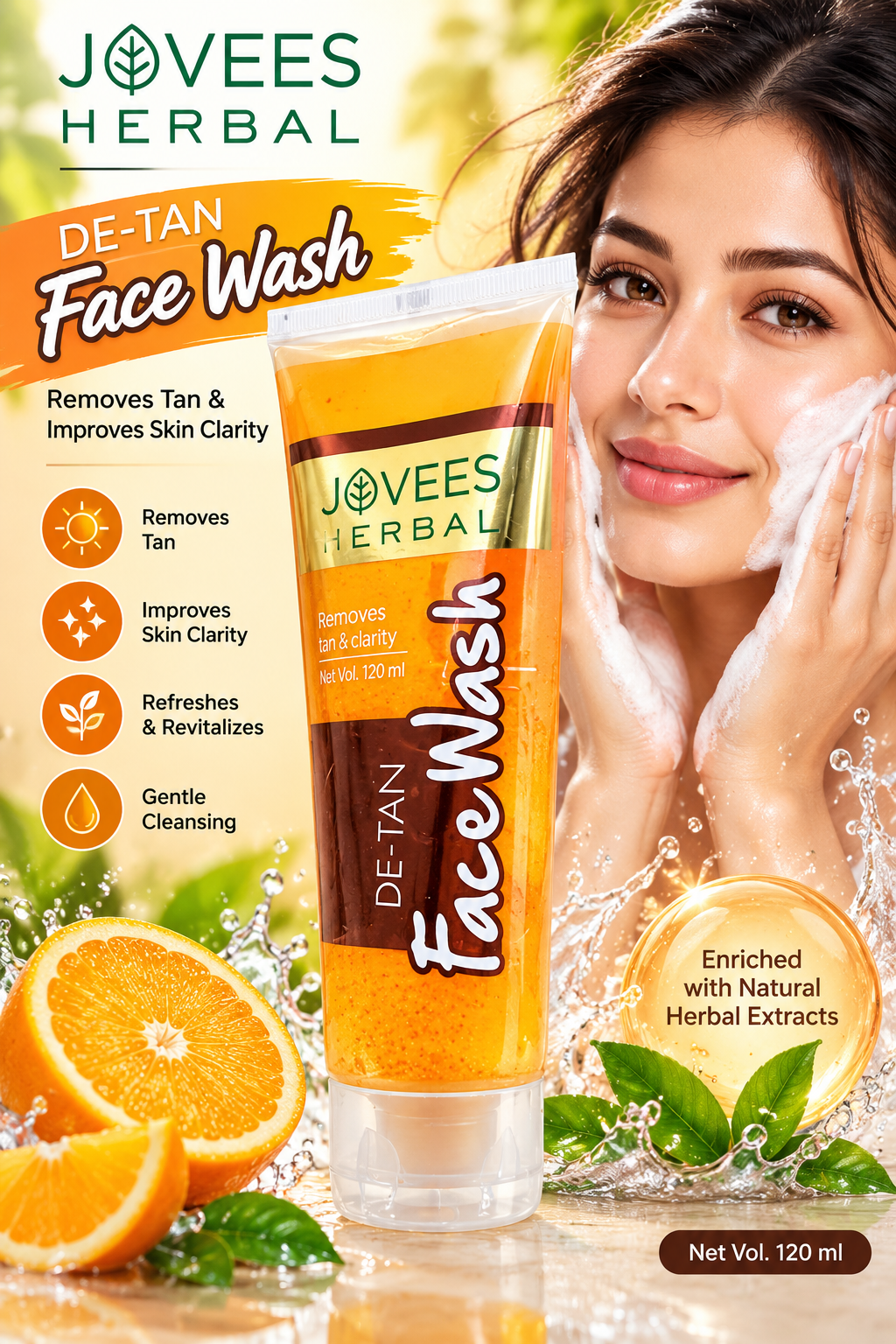JOVEES FACE WASH DE-TAN