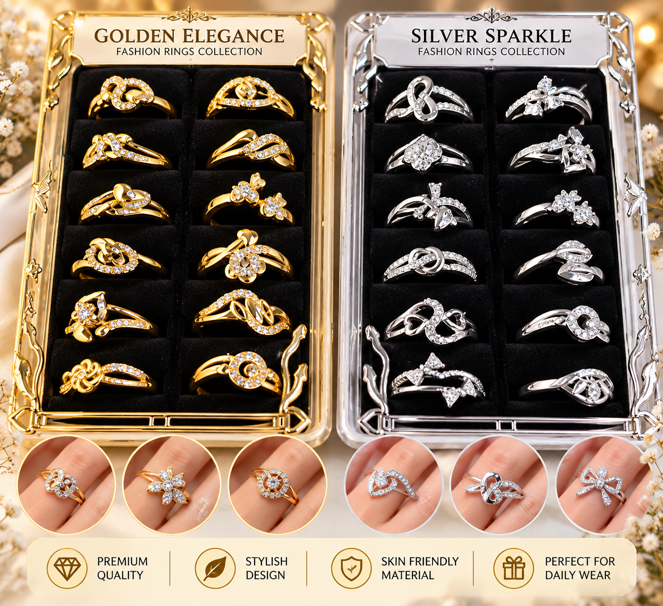 FASHIONABLE FINGER RINGS
