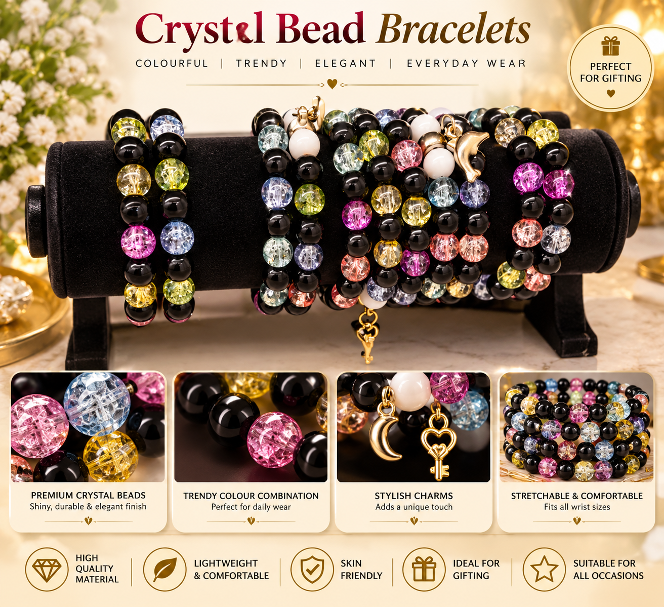 CRYSTAL MULTI COLOR BRACELET