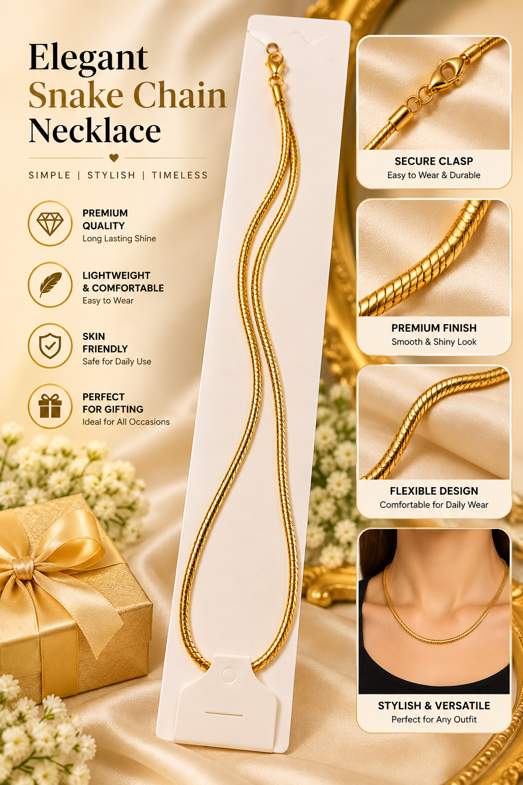 GENTS SNAKE CHAIN