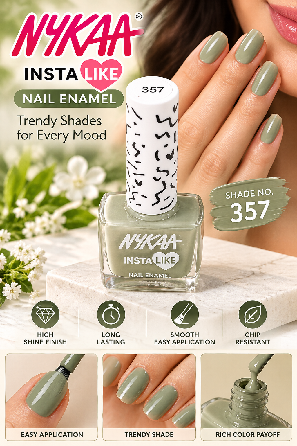 NYKAA NAIL ENAMEL NATURE ESCAPE 357