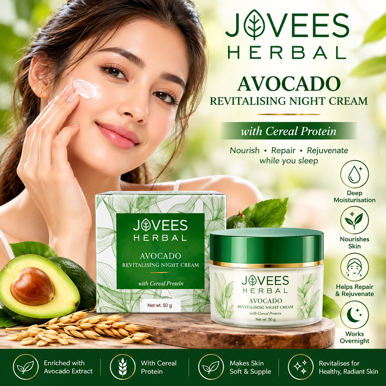 JOVEES AVOCADO NIGHT CREAM