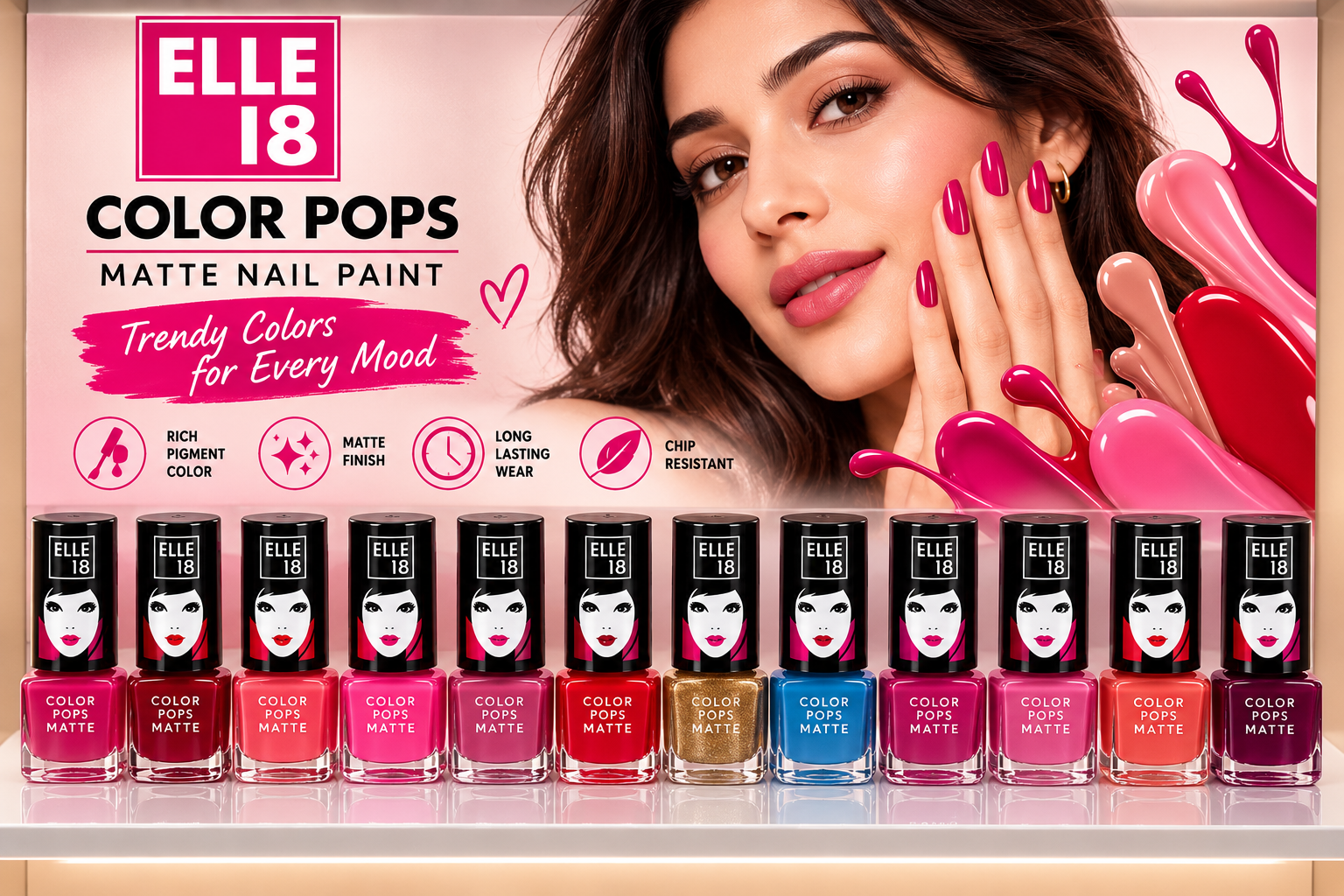 ELLE 18 COLOR POPS MATTE