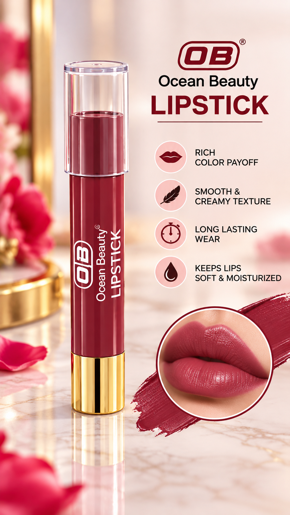 OCEAN BEAUTY LIPSTICK CRAYON