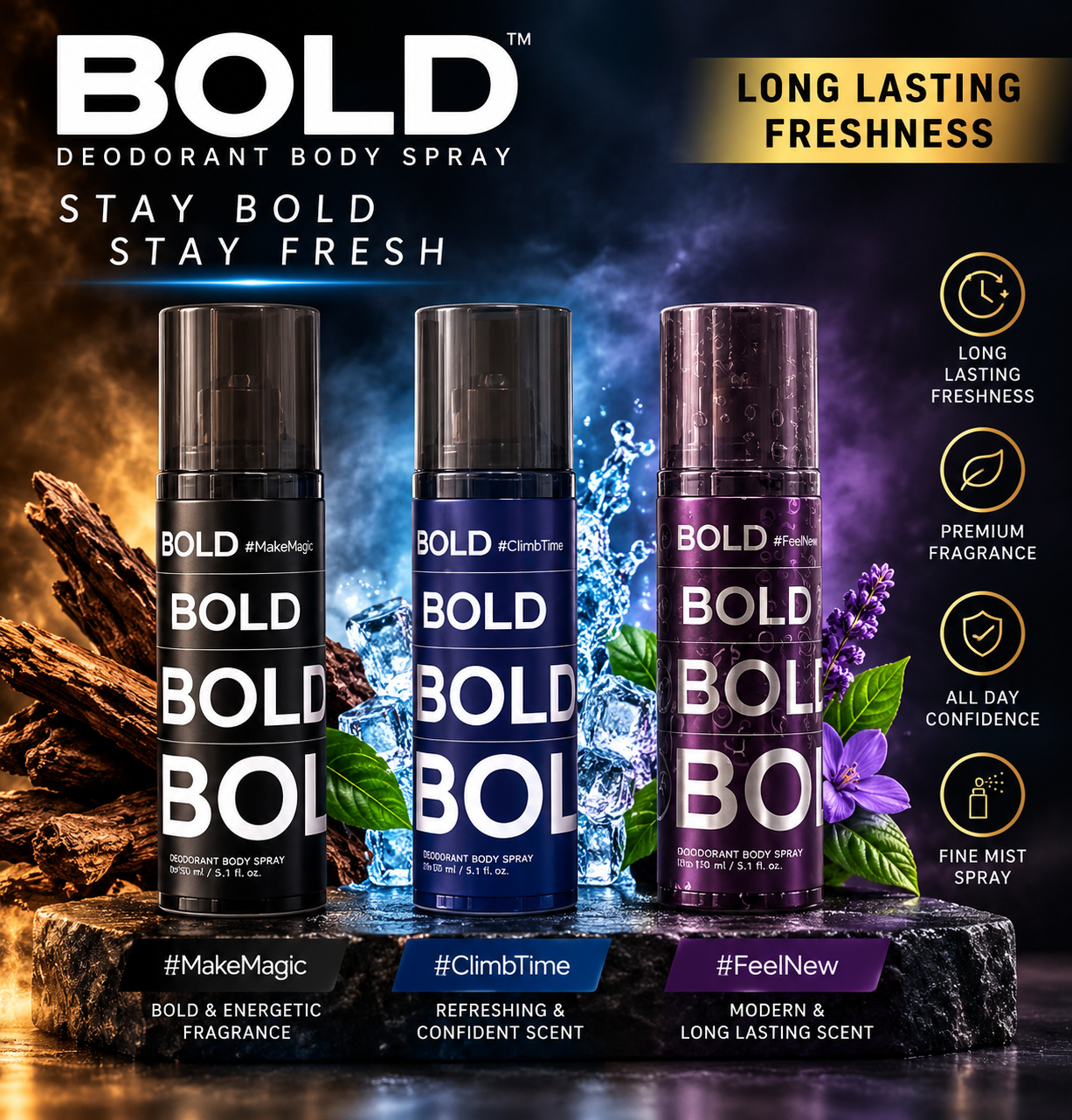 W2 BOLD BODY SPRAY